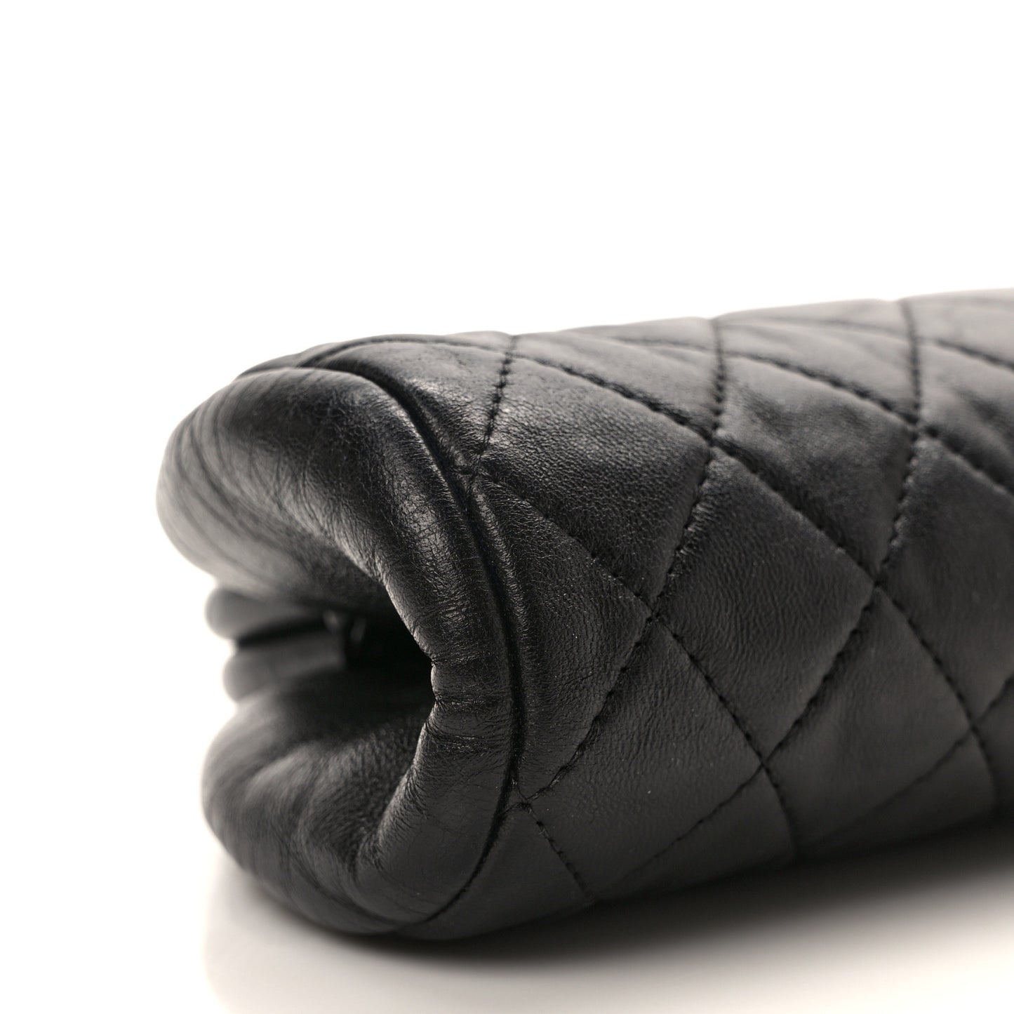 Lambskin Quilted Timeless Clutch Black