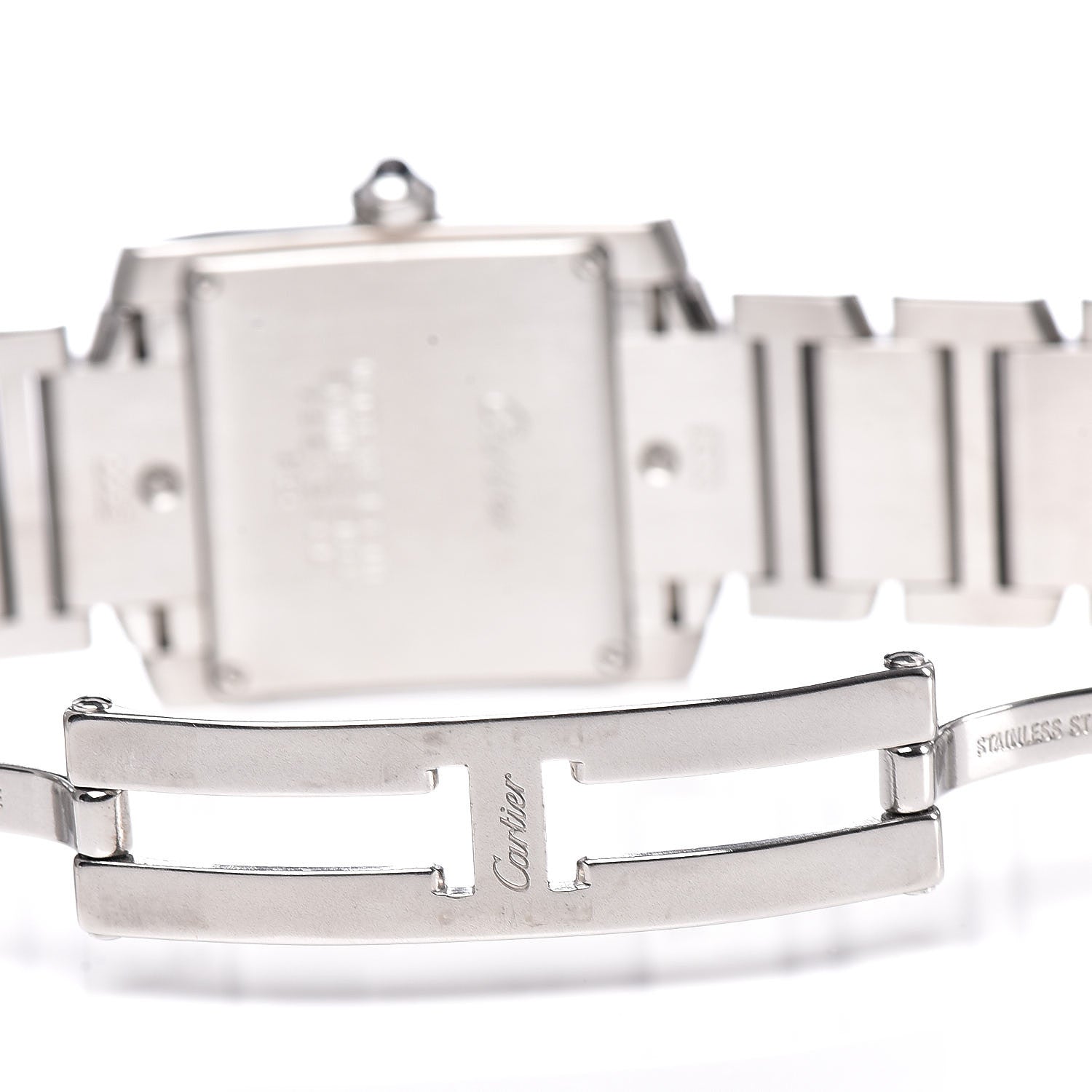 Cartier Stainless Steel 25mm Tank Francaise Quartz Watch 6 of 6