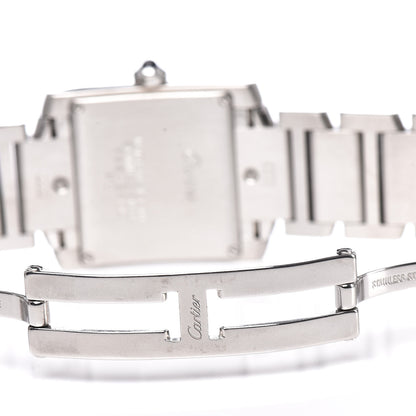 Cartier Stainless Steel 25mm Tank Francaise Quartz Watch 6 of 6