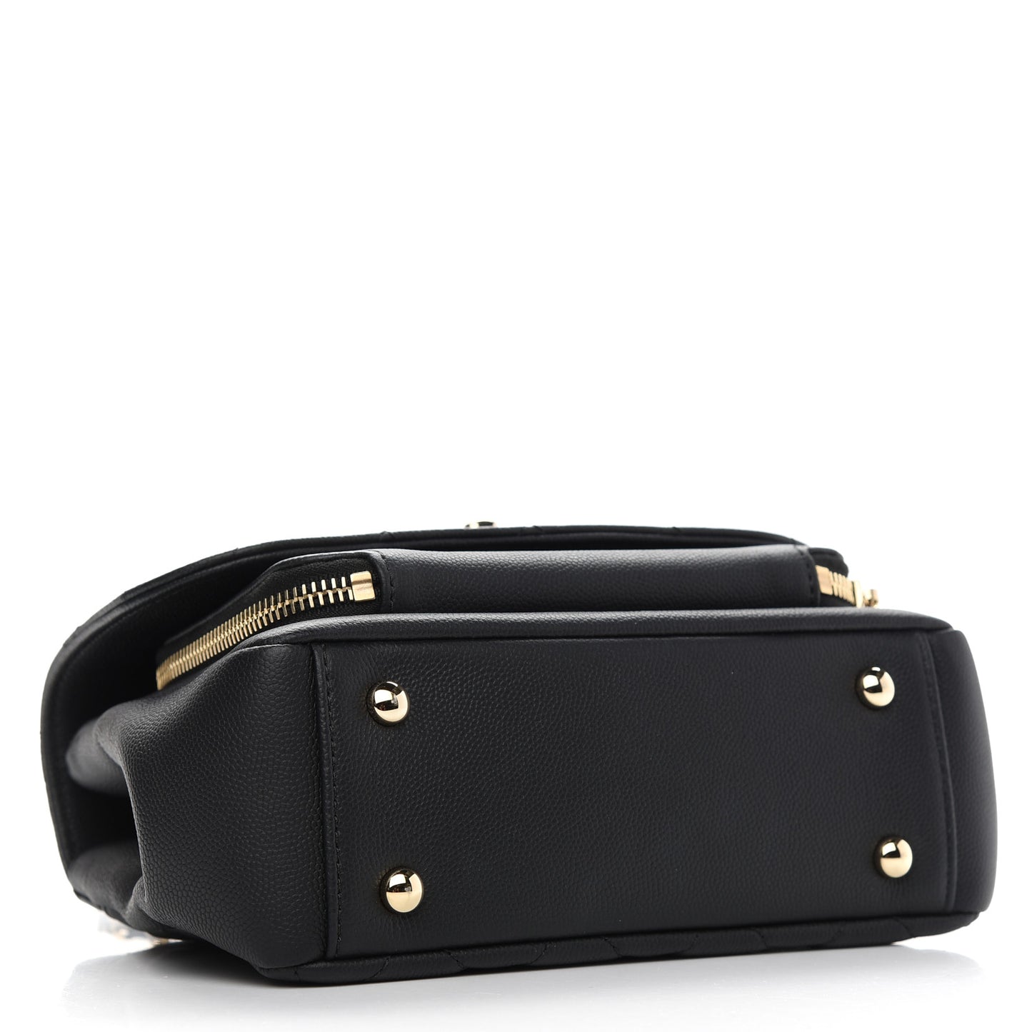 Caviar Quilted Small Business Affinity Flap Black