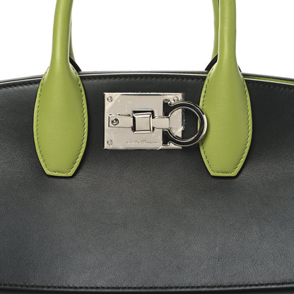 Salvatore Ferragamo Calfskin The Studio Bag Pine Absinthe 8 of 12