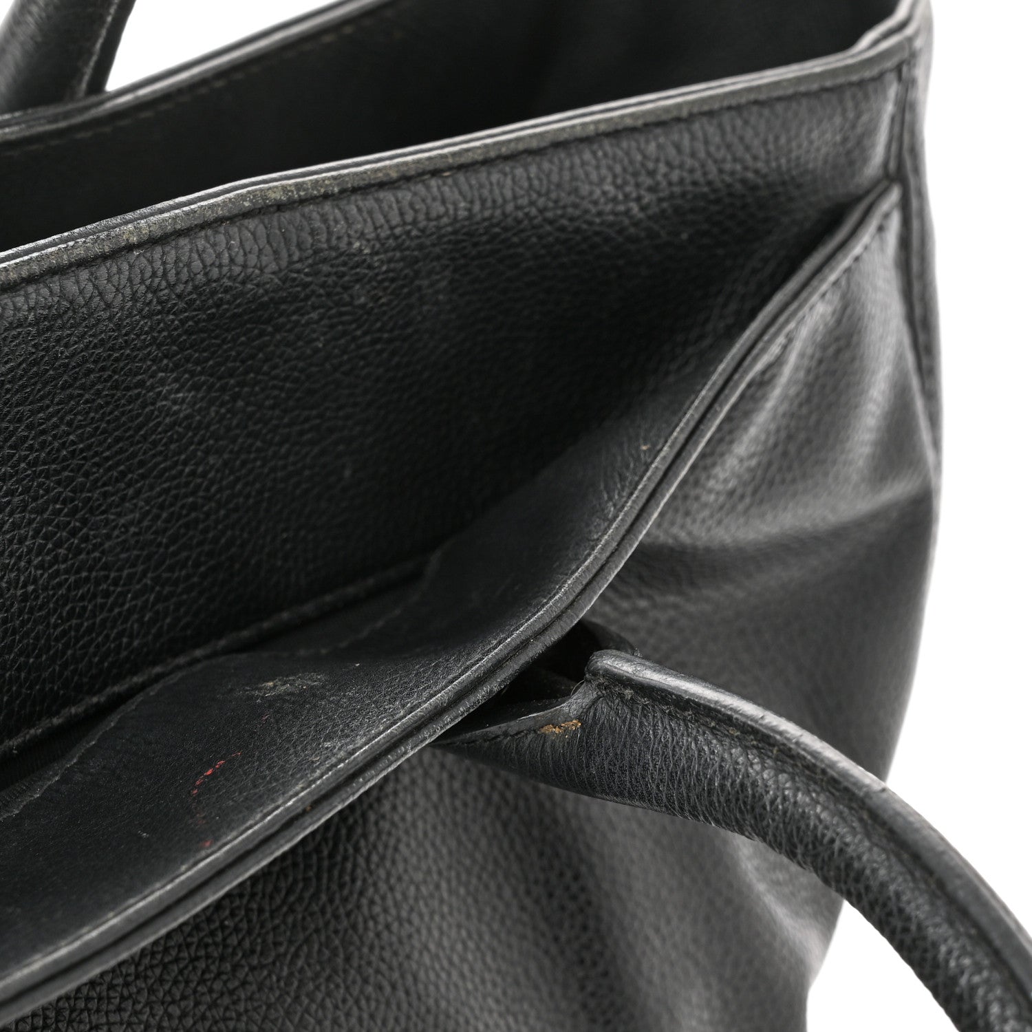 Chanel Calfskin Cerf Executive Shopper Tote Black 12 of 17