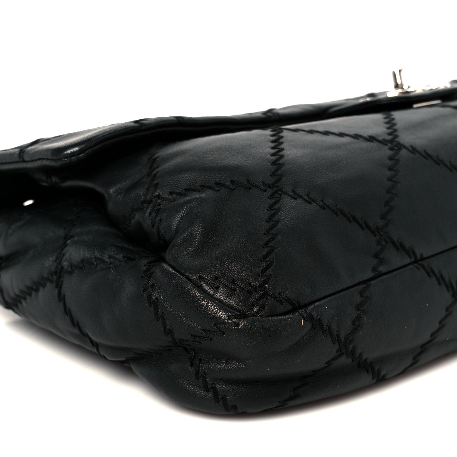 Chanel Lambskin Ultimate Stitch Maxi Flap Black 10 of 11