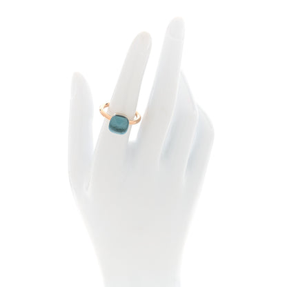Pomellato 18K Rose Gold London Blue Topaz Classic Nudo Ring 52 6 2 of 6