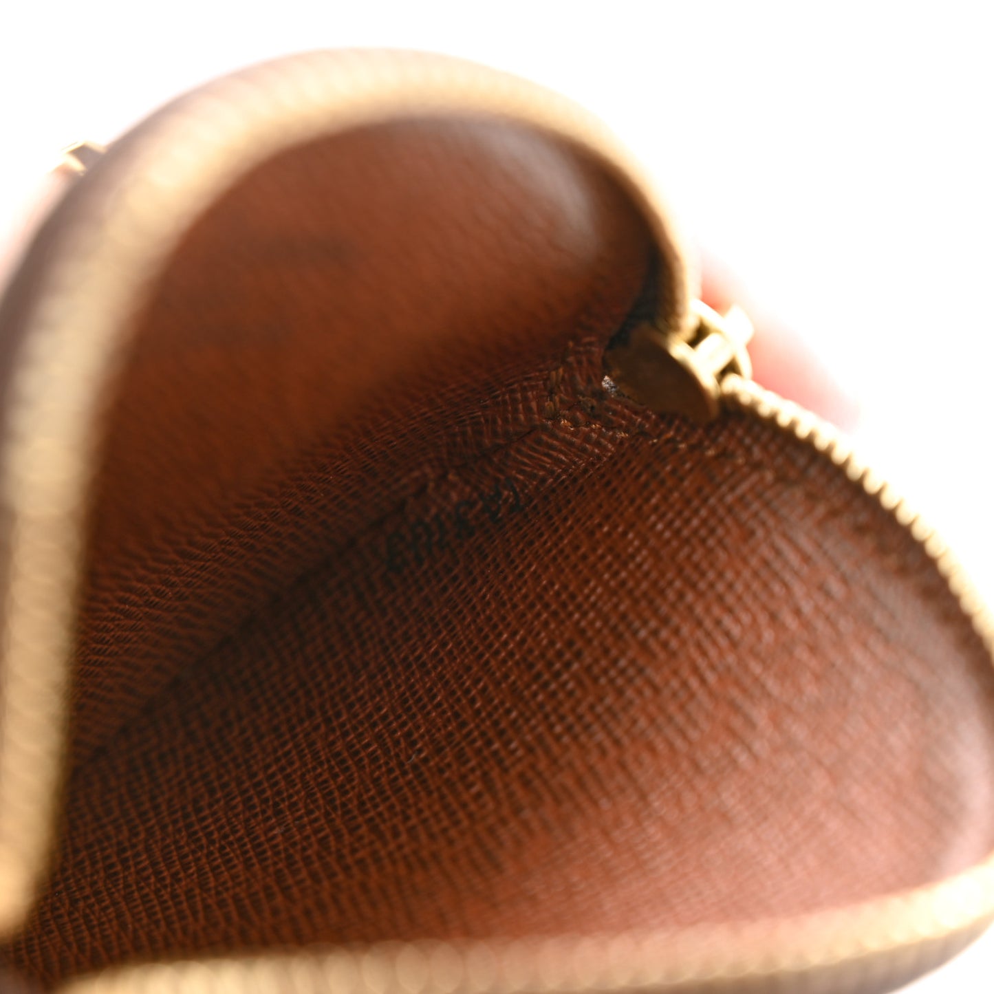 Monogram Round Coin Purse