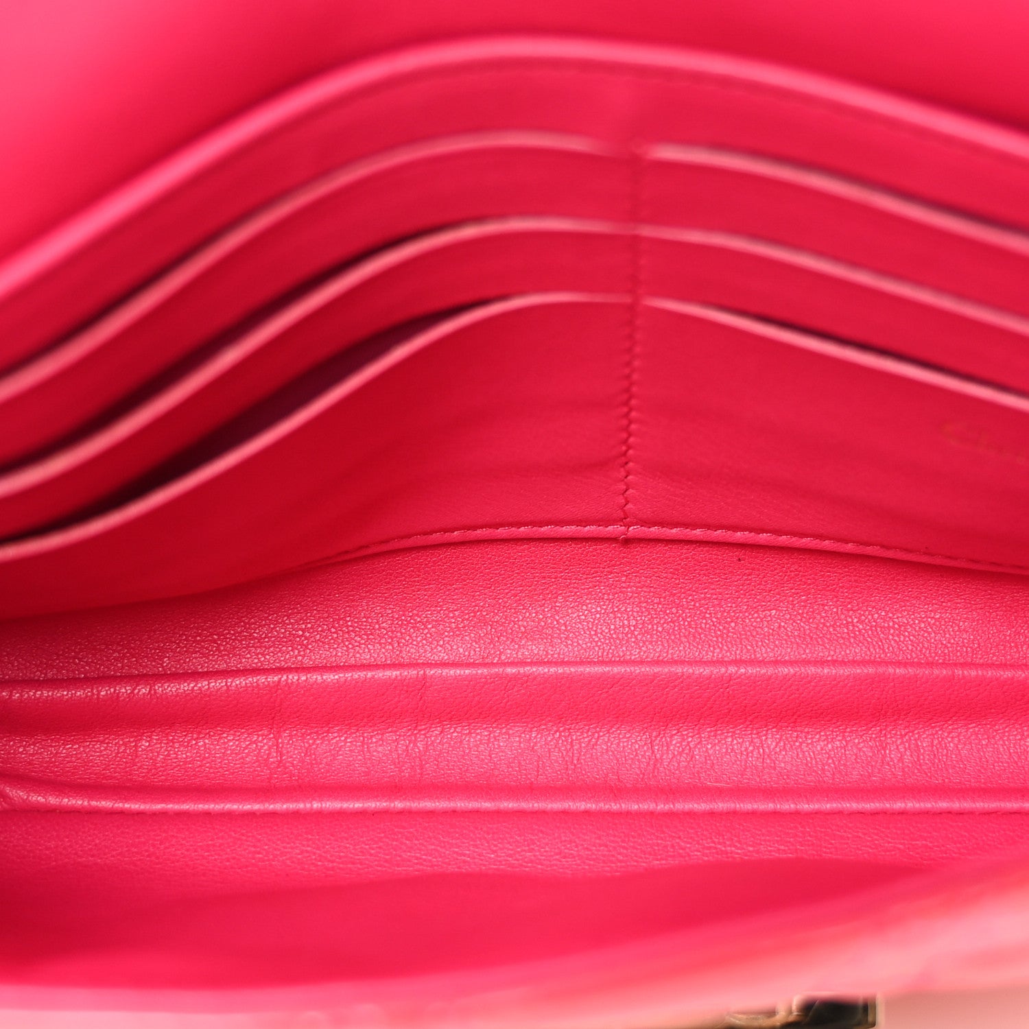 Christian Dior Patent Cannage Miss Dior Promenade Pouch Fuchsia 5 of 11