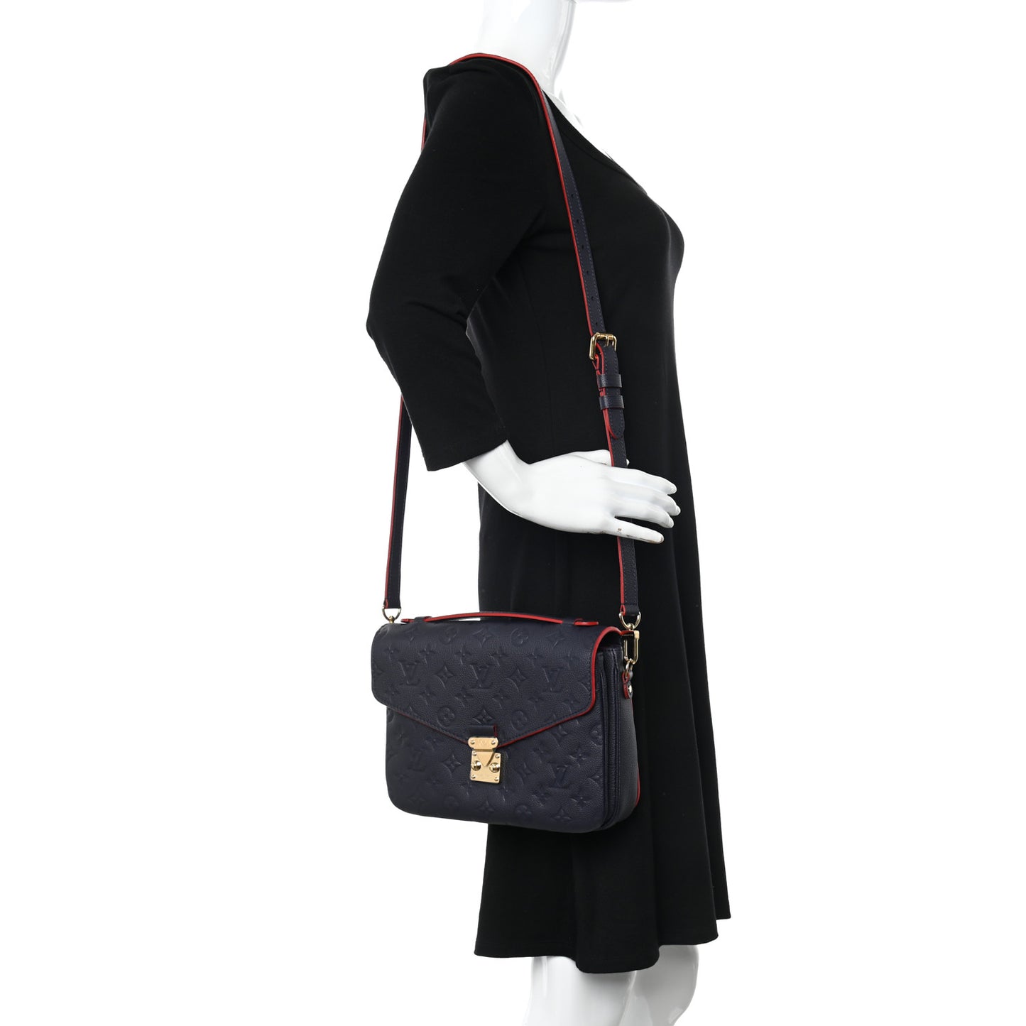 Empreinte Pochette Metis Marine Rouge