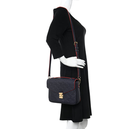 Louis Vuitton Empreinte Pochette Metis Marine Rouge 2 of 11