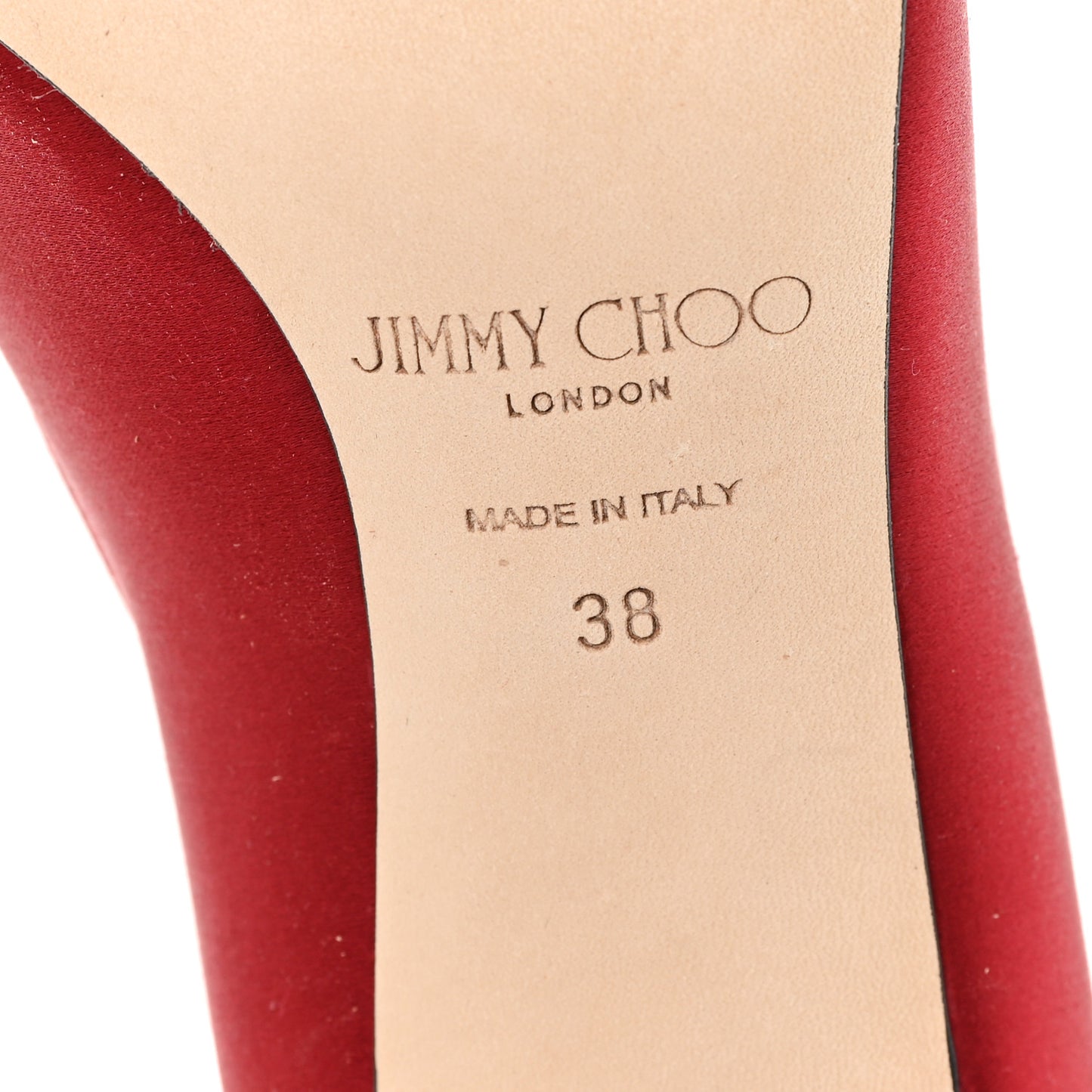 Satin Love 85 Pumps 38 Ruby Red
