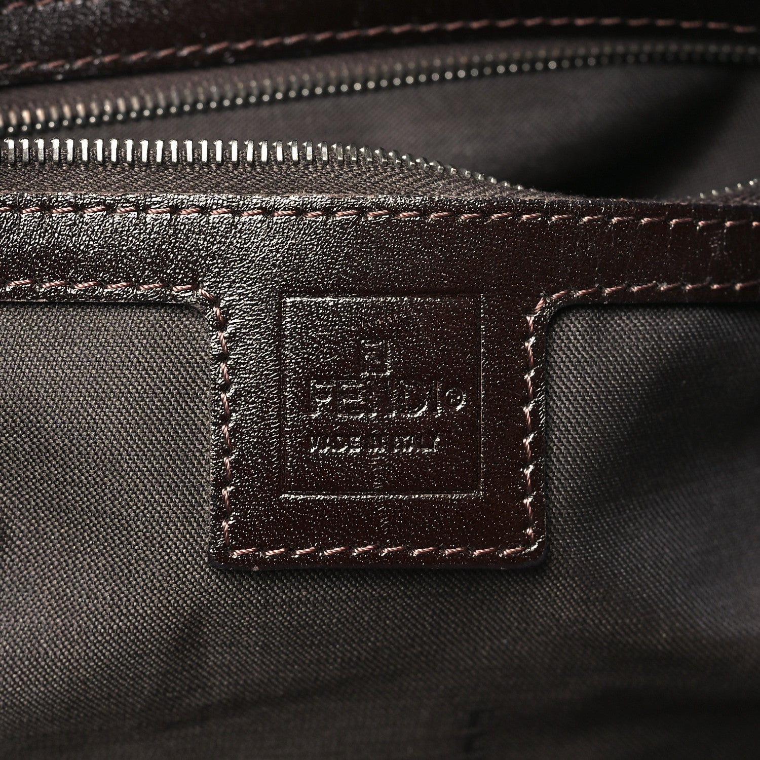 Fendi Zucca Shoulder Bag Tobacco 6 of 9