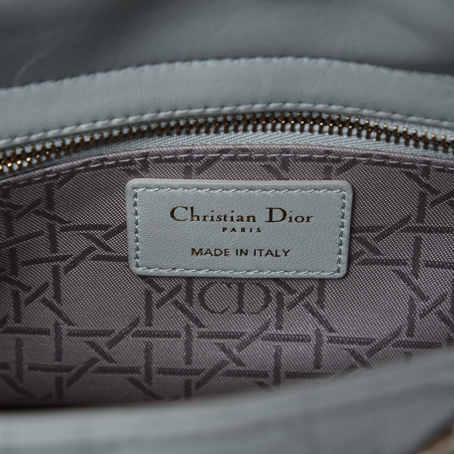Christian Dior Lambskin Cannage Small My Lady Dior Pistachio 6 of 14