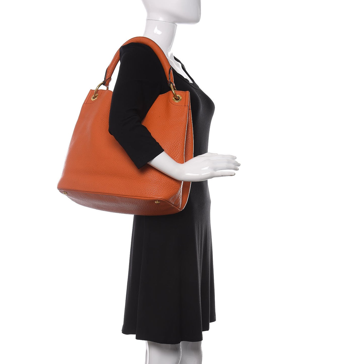 Vitello Daino Tote Papaya