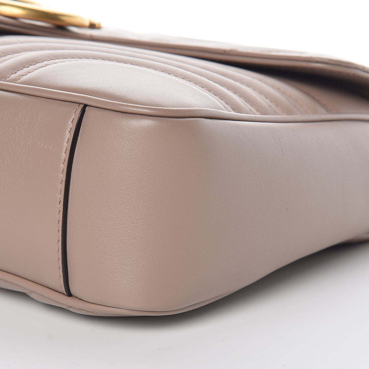 Calfskin Matelasse Medium GG Marmont Shoulder Bag Porcelain Rose