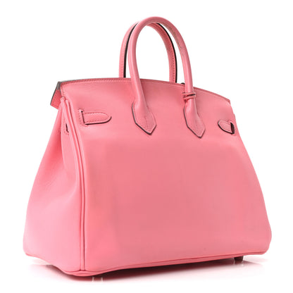 Hermes Swift Birkin 25 Rose Azalee 2 of 9