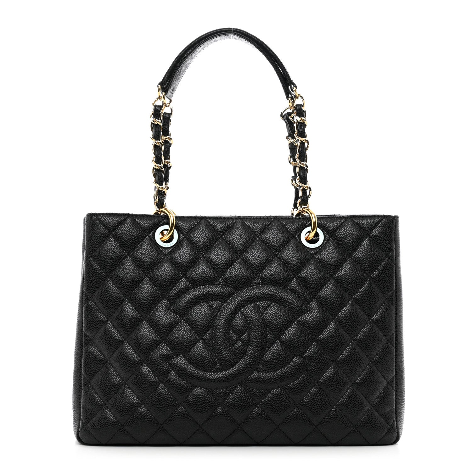 Chanel Caviar Quilted Grand Shopping Tote GST Black 1 of 10