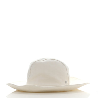 Hermes Linen Colette Hat 57 Warm White 5 of 10