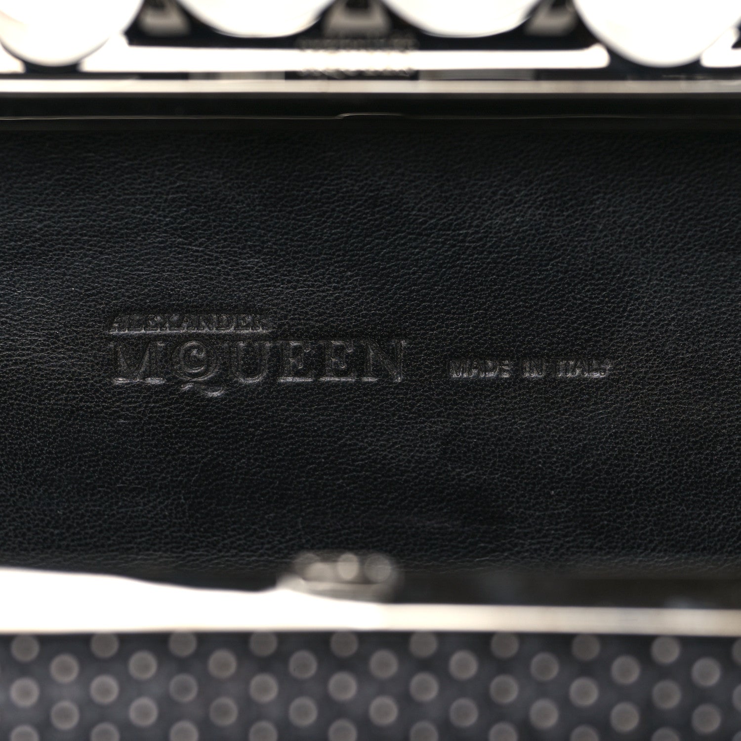 Alexander McQueen Nappa Studded Knucklebox Clutch Black 6 of 10