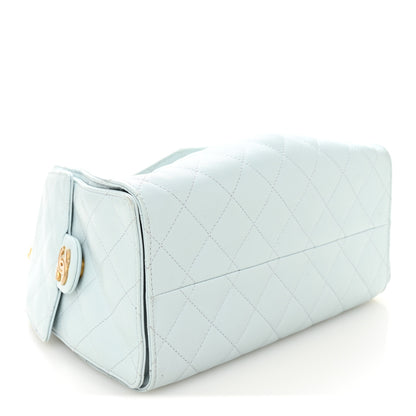 Chanel Caviar Quilted Small Chanel 25 Handbag Light Blue 4 of 10