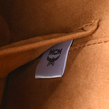 MCM Vintage Jacquard Monogram Rockstar Small Vanity Crossbody Bag Grey 9 of 9