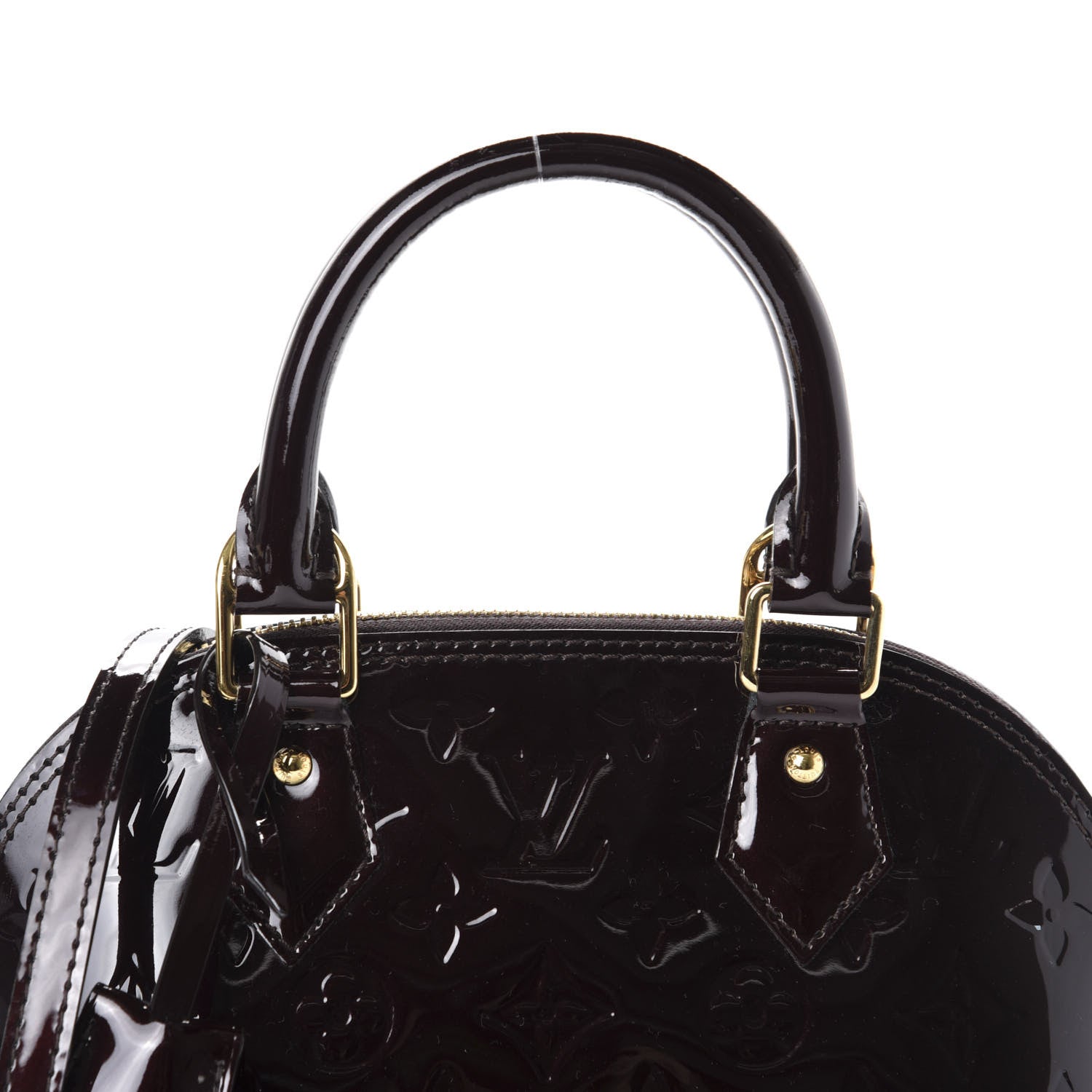 Louis Vuitton Vernis Alma BB Amarante 9 of 9