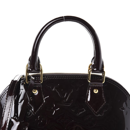 Louis Vuitton Vernis Alma BB Amarante 9 of 9