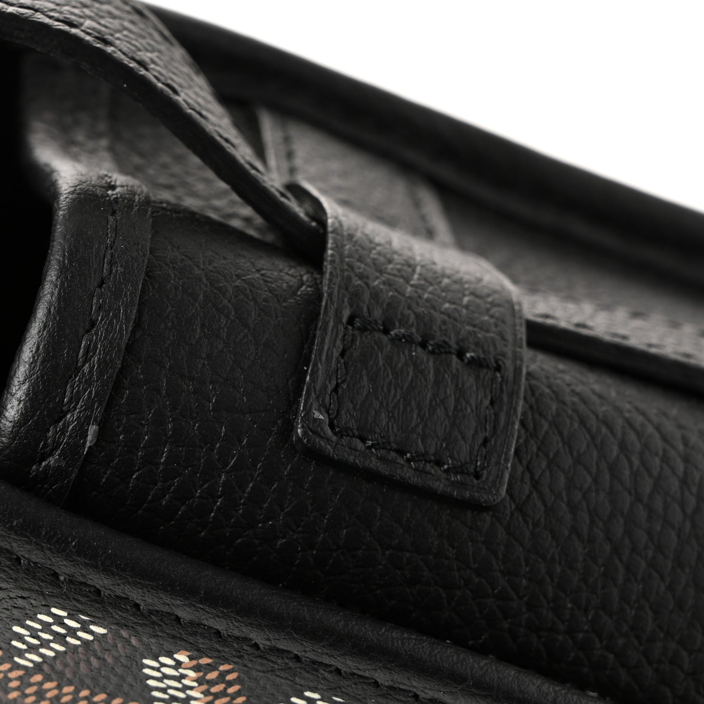 Goyardine Belvedere II MM Messenger Bag Black