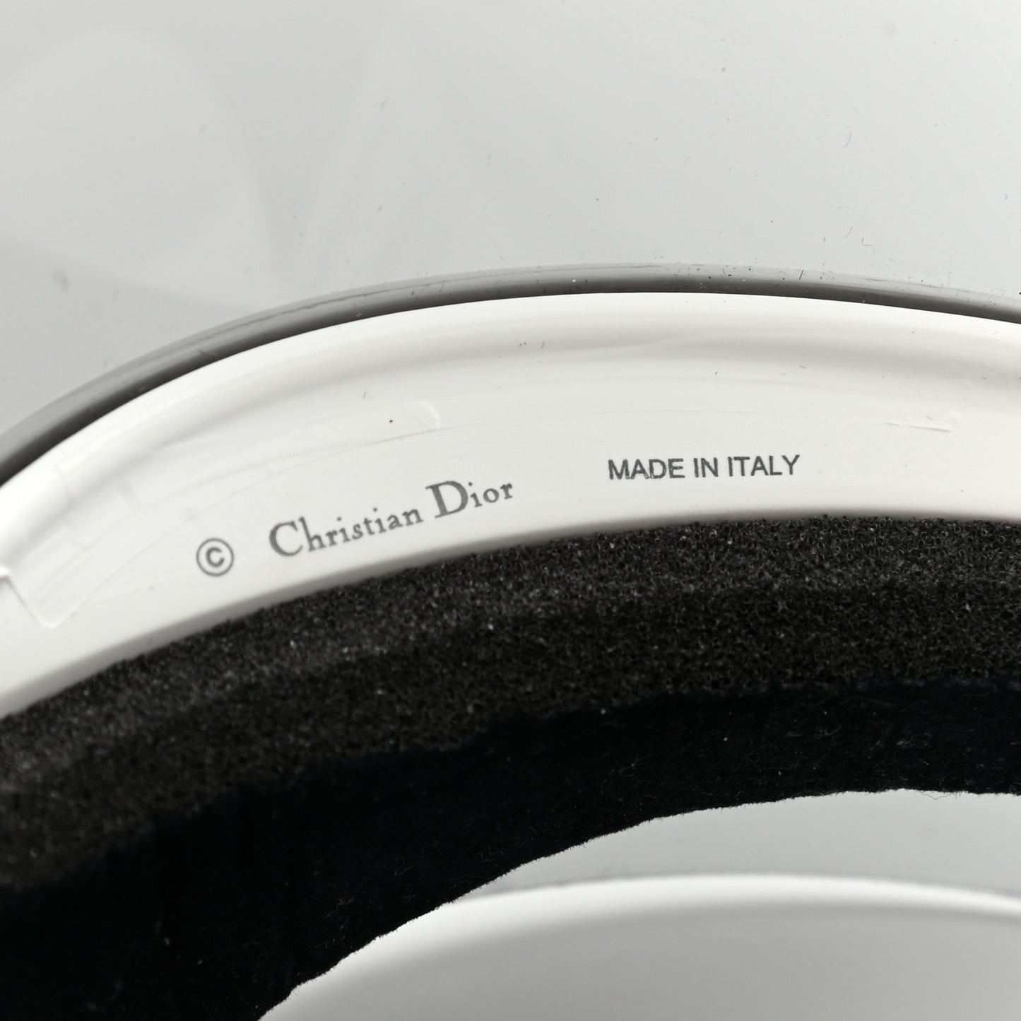 Mirrored DiorClub1 Sun Visor Grey