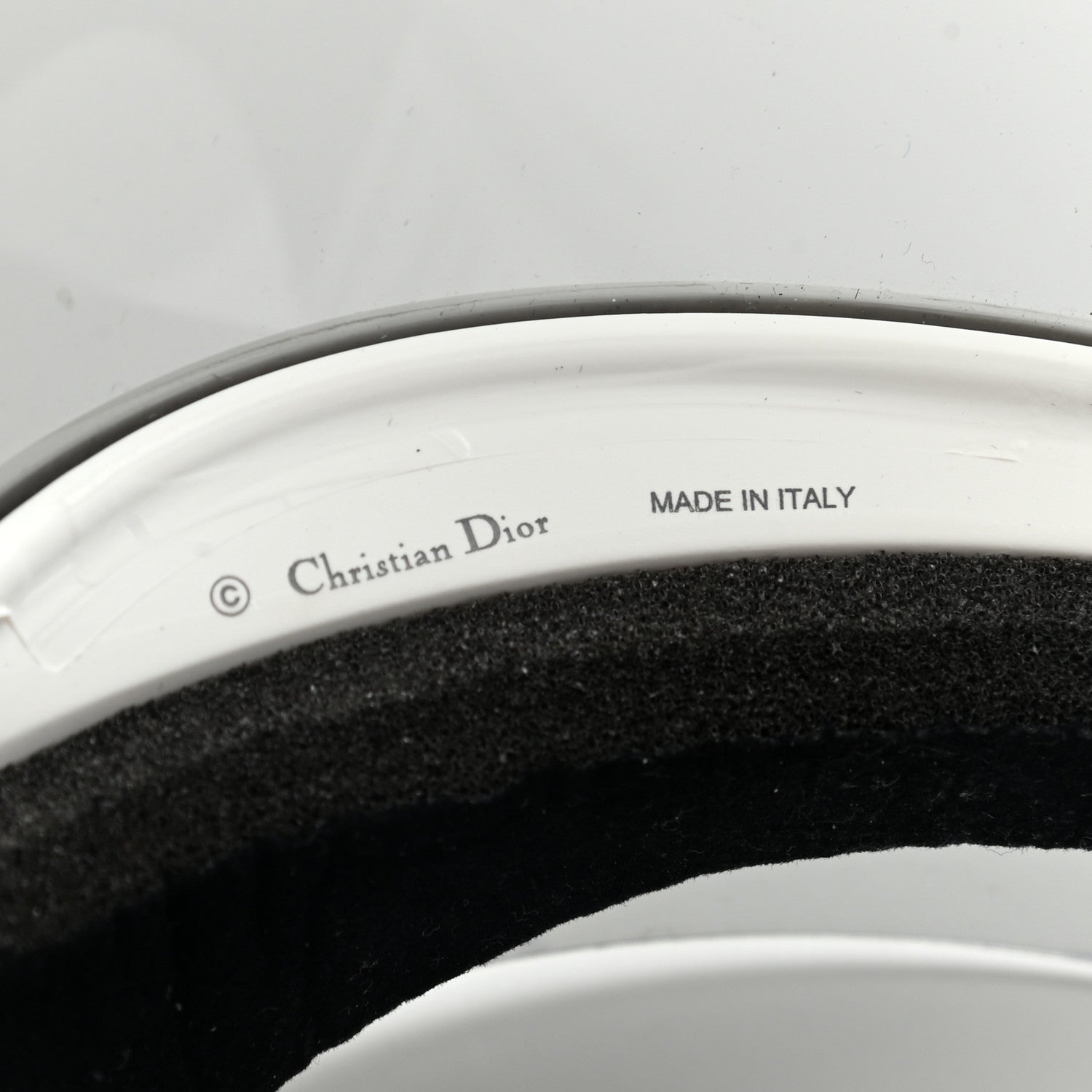 Christian Dior Mirrored DiorClub1 Sun Visor Grey 10 of 11