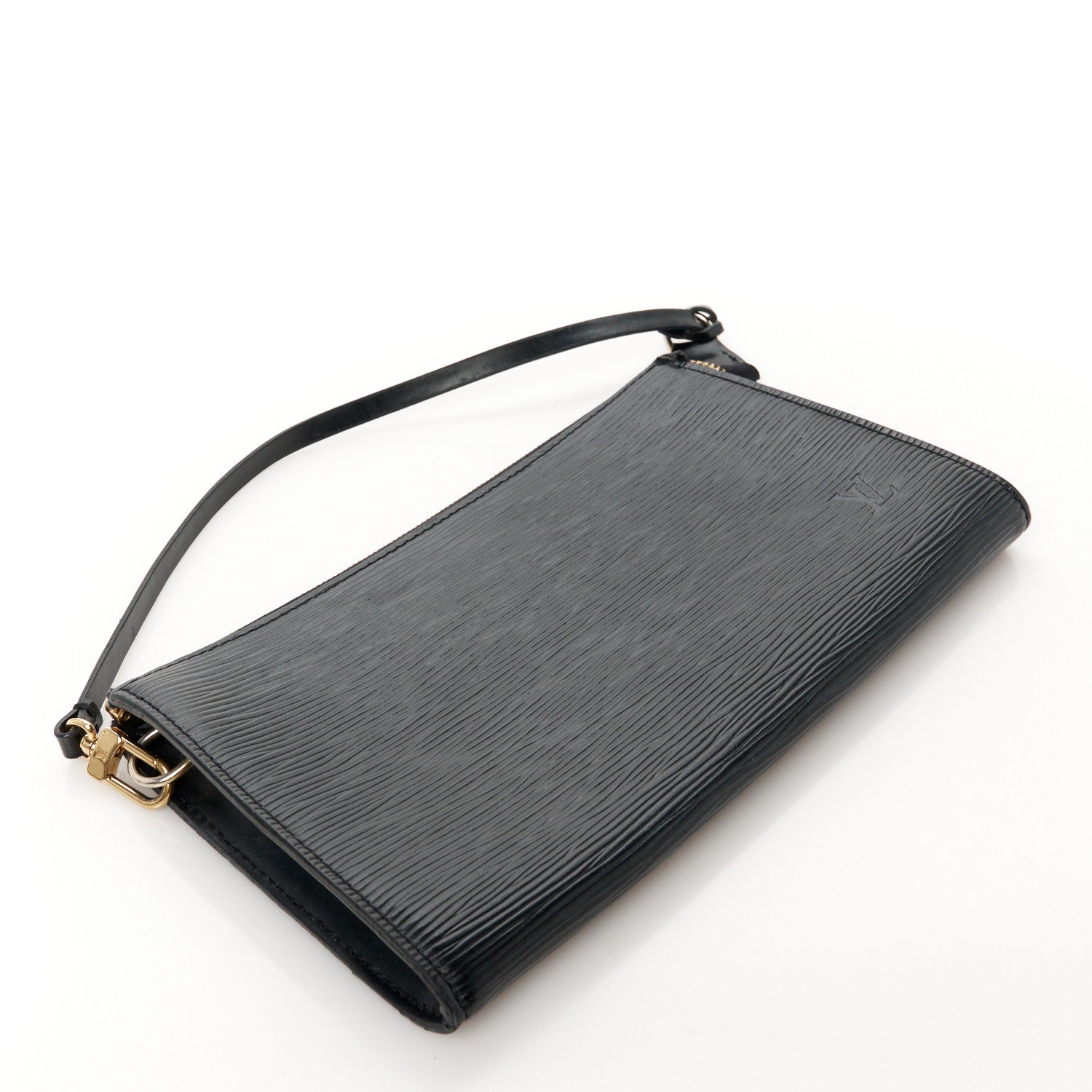 Louis Vuitton Epi Pochette Accessories 21 Black 4 of 9