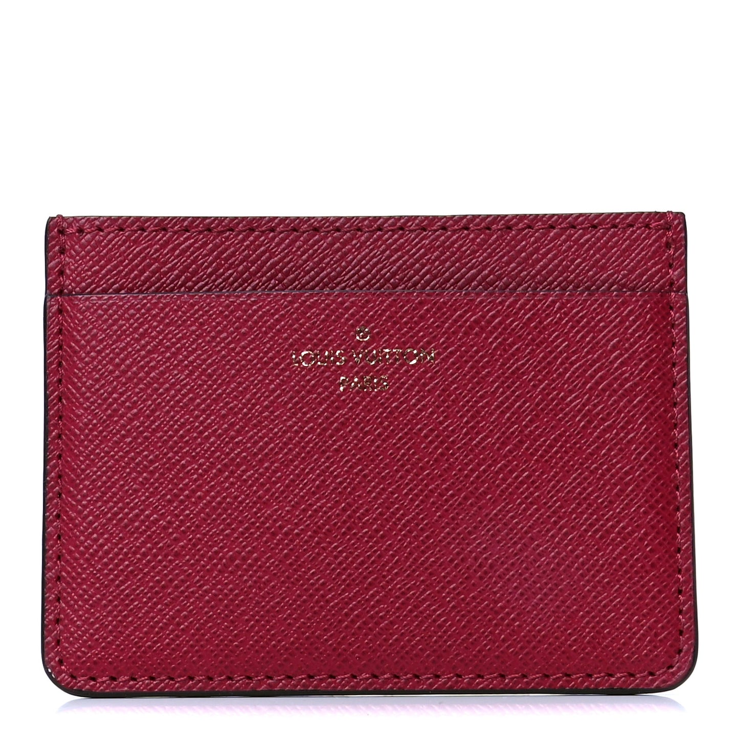 Calfskin Jeanne Wallet Card Holder Insert Fuchsia