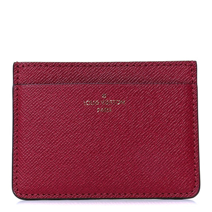 Louis Vuitton Calfskin Jeanne Wallet Card Holder Insert Fuchsia 2 of 8