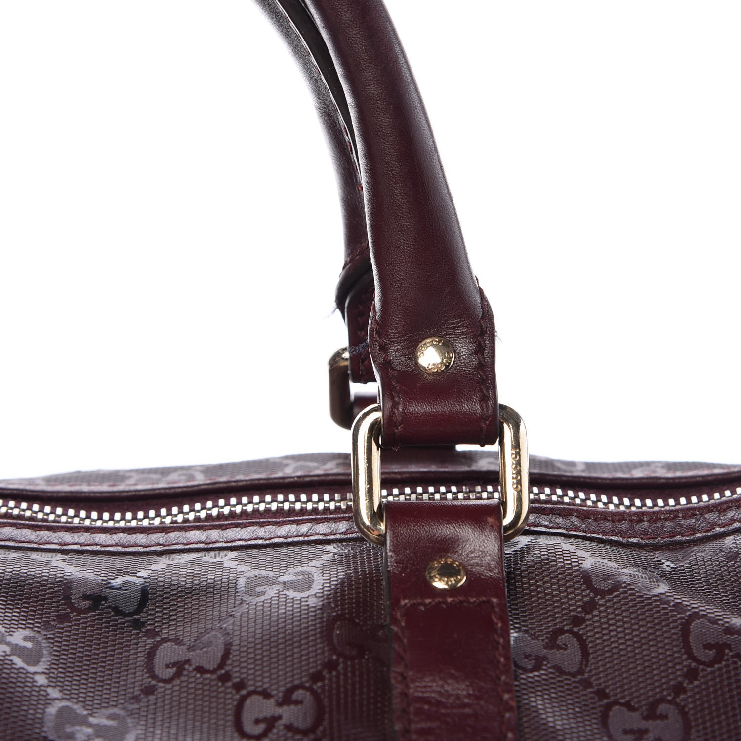 Gucci Imprime Monogram Medium Joy Boston Bordeaux 13 of 21