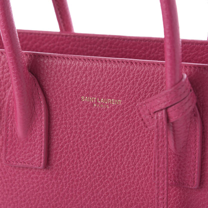 Saint Laurent Calfskin Nano Sac De Jour Lipstick Fuchsia 5 of 7