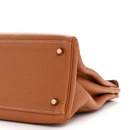 Hermes Togo Kelly Retourne 35 Gold 10 of 13