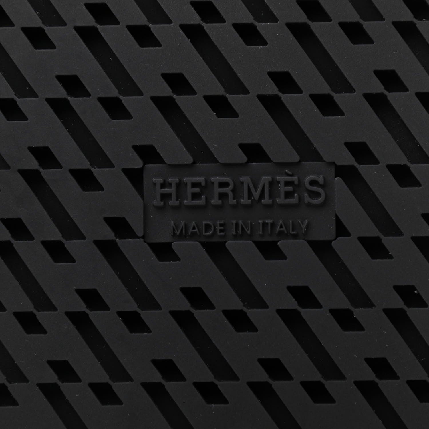 Hermes Calfskin Womens Chypre Sandals 37 Black 6 of 8