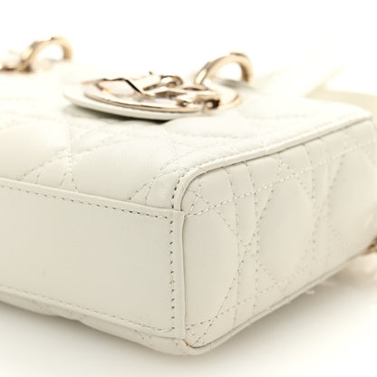 Christian Dior Lambskin Cannage Small Lady D-Joy Latte 28 of 31