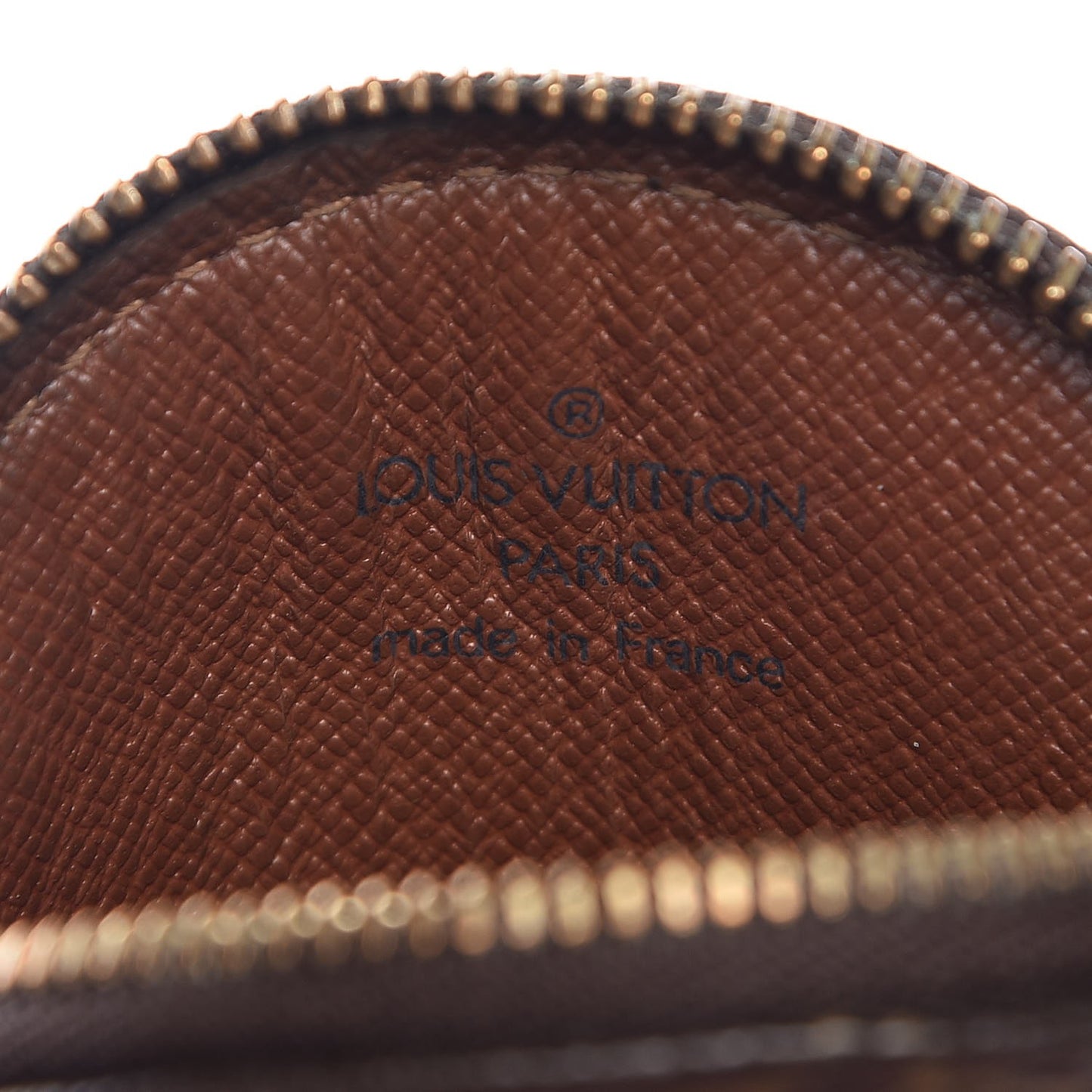 Monogram Round Coin Purse