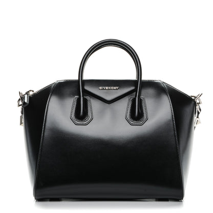 Givenchy Shiny Lord Calfskin Medium Antigona Black 1 of 7