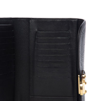 Louis Vuitton Mahina Amelia Wallet Black 5 of 6