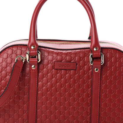 Gucci Soft Microguccissima Medium Crossbody Bag Rosso 7 of 9