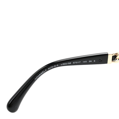 Chanel Acetate Chain Sunglasses 5470-Q-A Black 5 of 9