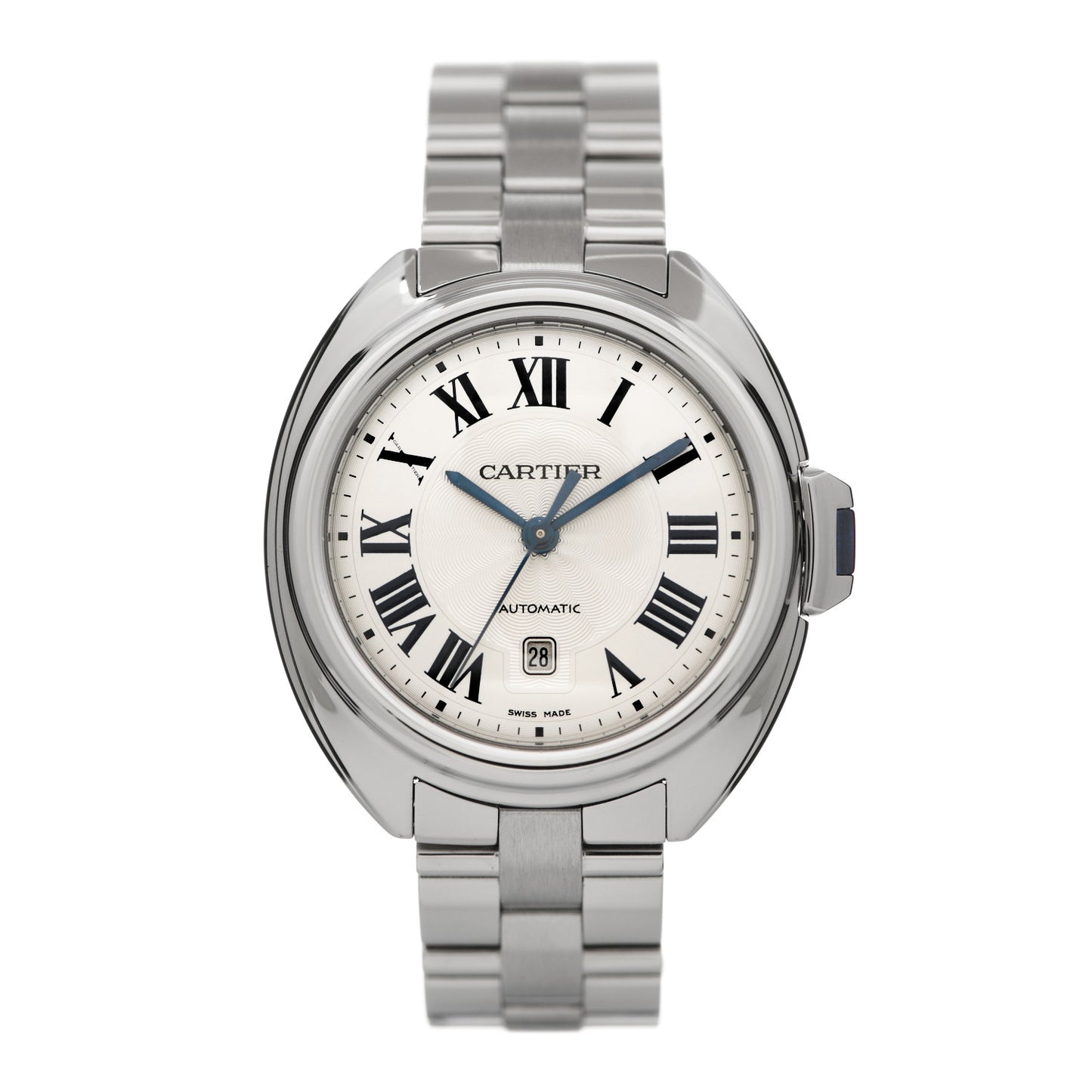 Stainless Steel 31mm Cle De Cartier Automatic Watch