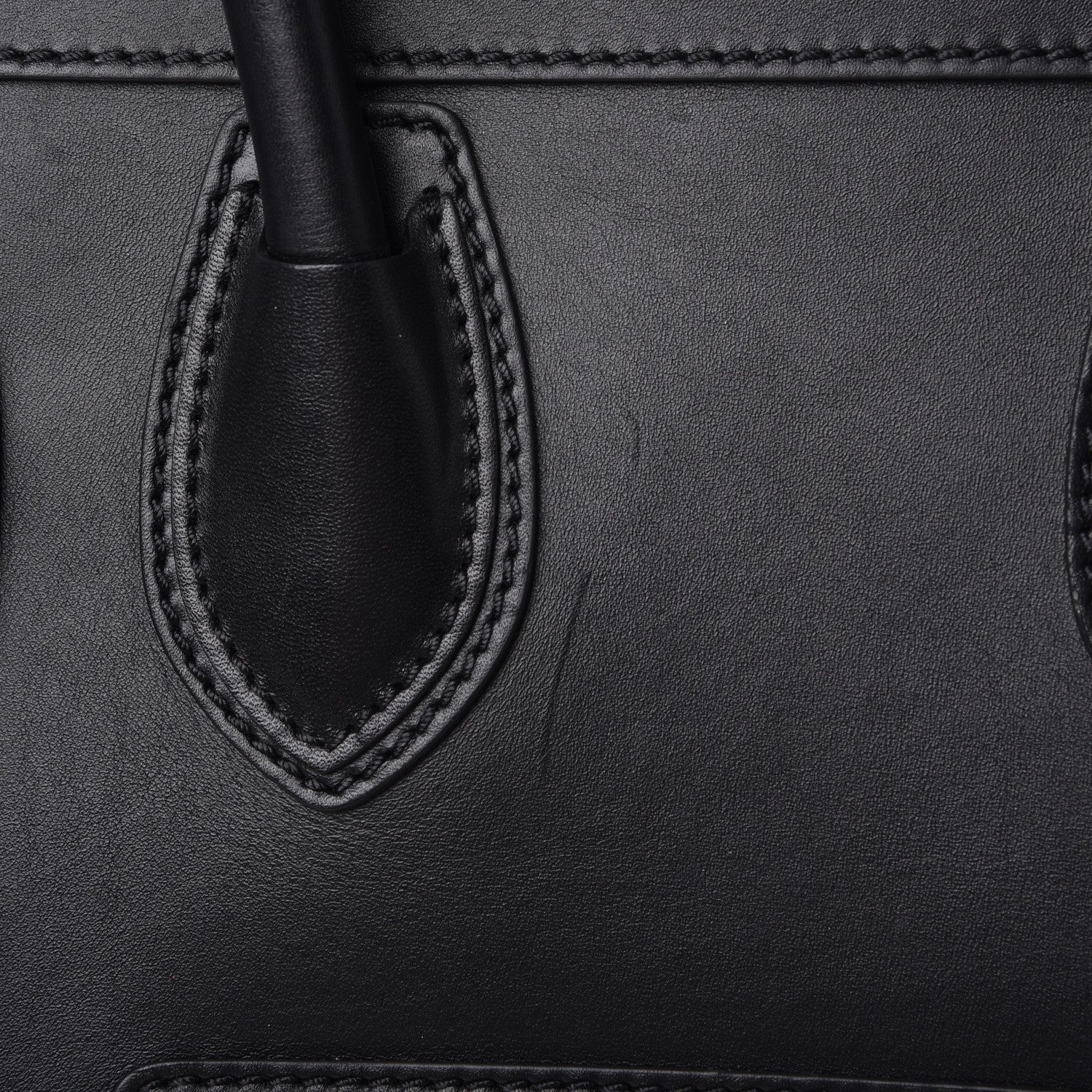 Celine Smooth Calfskin Mini Luggage Black 10 of 12
