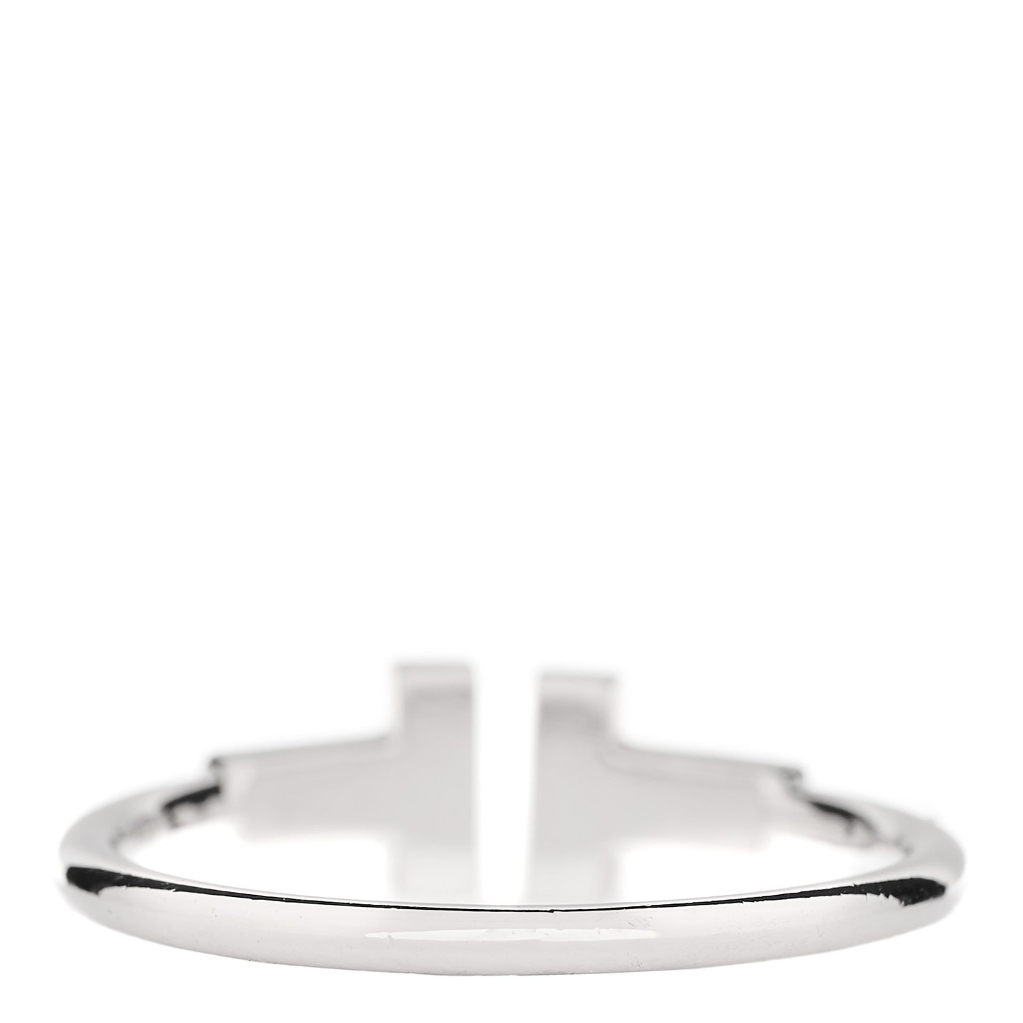 18K White Gold Diamond T Wire Ring 60 9.25