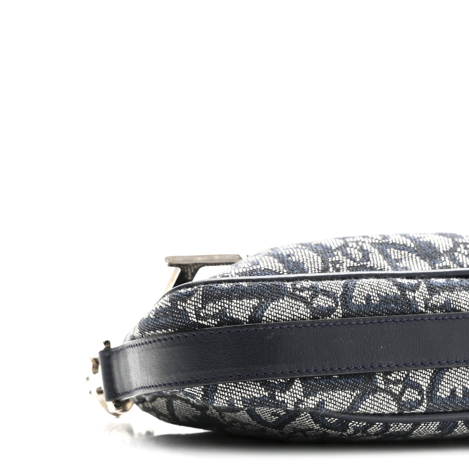 Christian Dior Monogram Shoulder Bag Pochette Blue 9 of 10