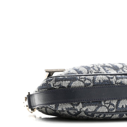 Christian Dior Monogram Shoulder Bag Pochette Blue 9 of 10