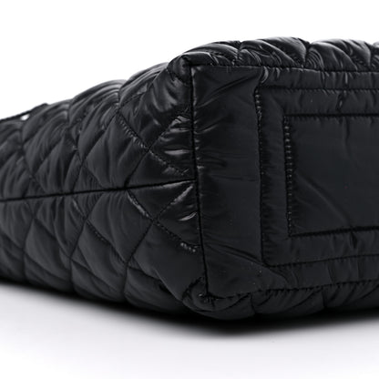 Chanel Nylon Quilted Coco Cocoon Hobo Black 8 of 9