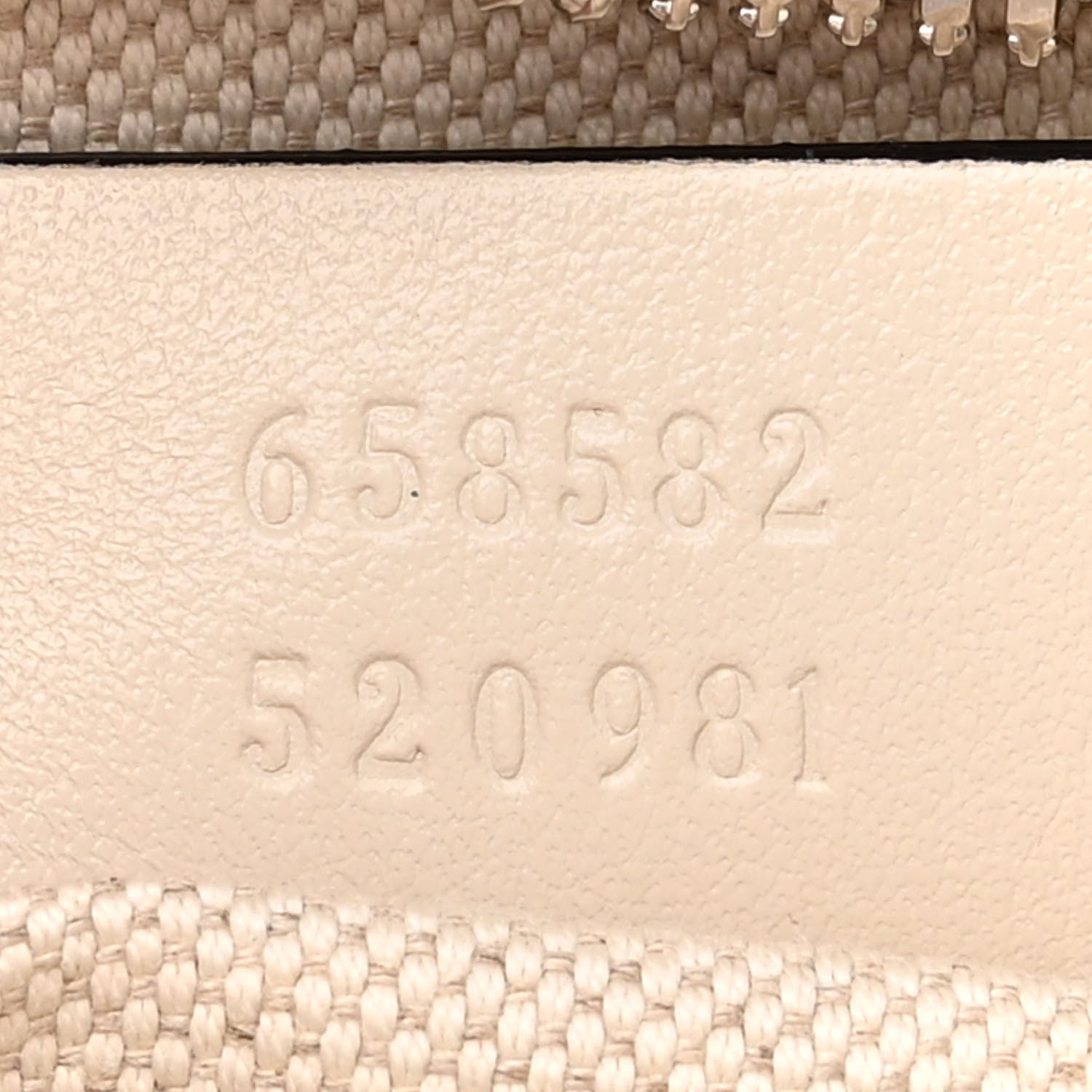 Gucci Calfskin GG Tennis Embossed Belt Bag Mystic White 7 of 14