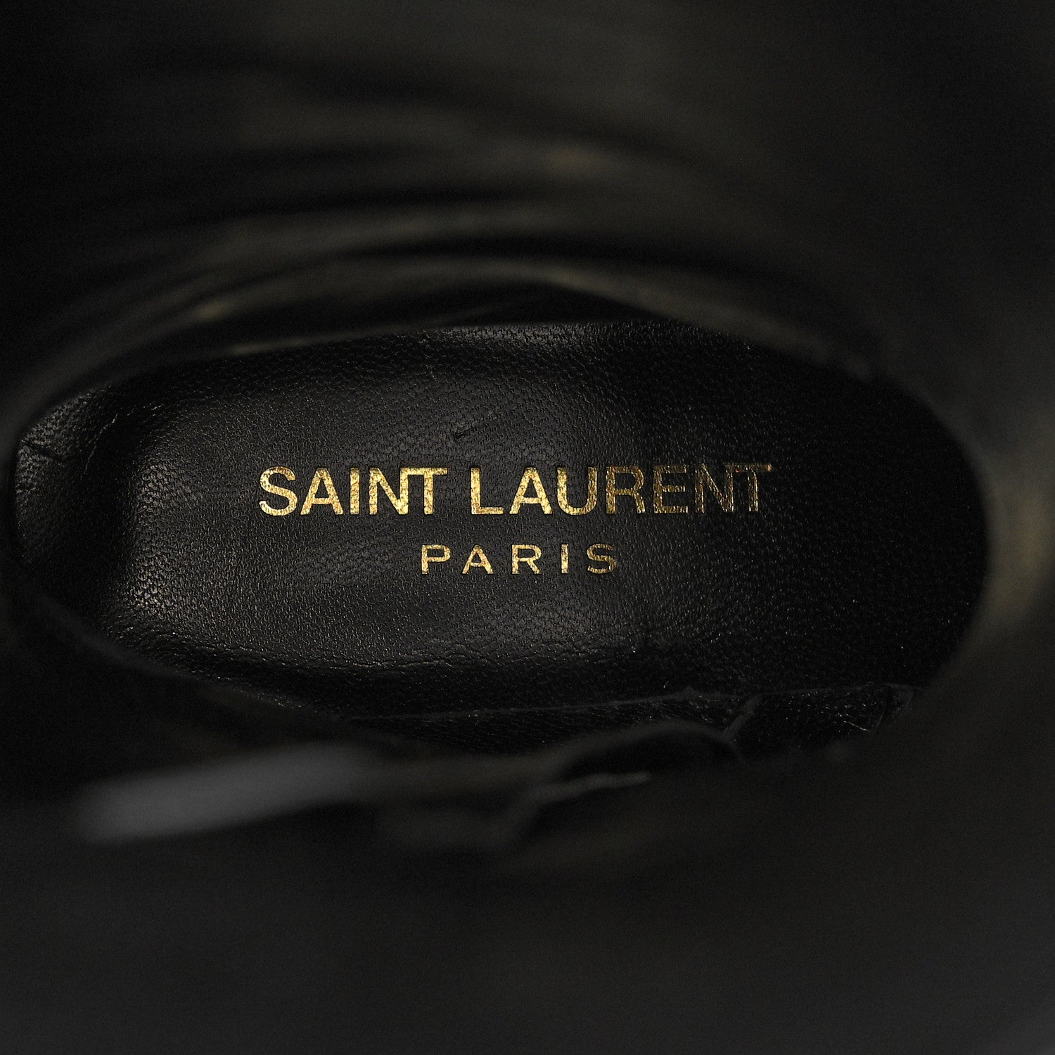 Saint Laurent Ketta Studded Babies 40 Brod Knee High Boots 36 Black 7 of 12