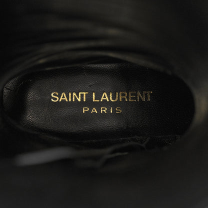 Saint Laurent Ketta Studded Babies 40 Brod Knee High Boots 36 Black 7 of 12